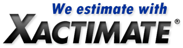 We estimate with Xactimate logo